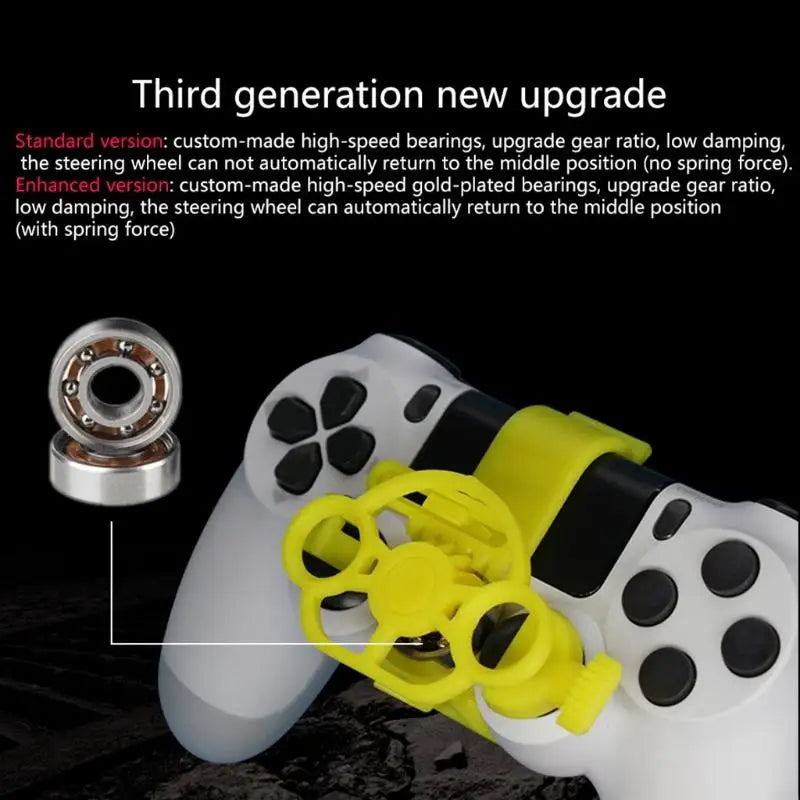 Mobile Game Pad Mini Steering Wheel Game Joystick Games Auxiliary Controller Game Simulation Simulator Gamepad For Accessories