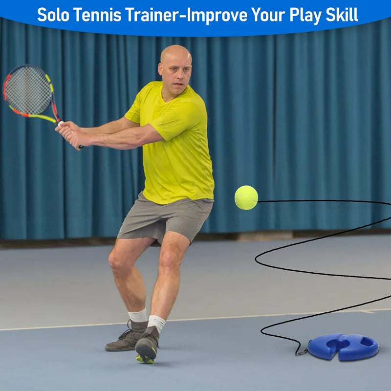 Tennis Training Ball Tennis Trainer Professional Training Primary Tool Exercise Self Study Rebound Ball Indoor Tennis Exercise